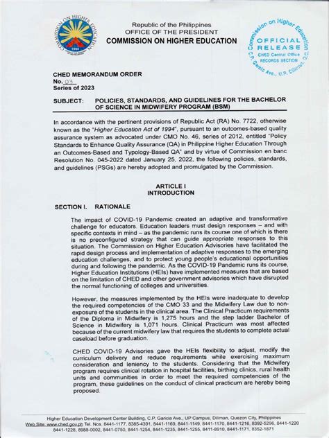 Advisory No. 3 Series of 2023 – Guidelines for the Opening of .